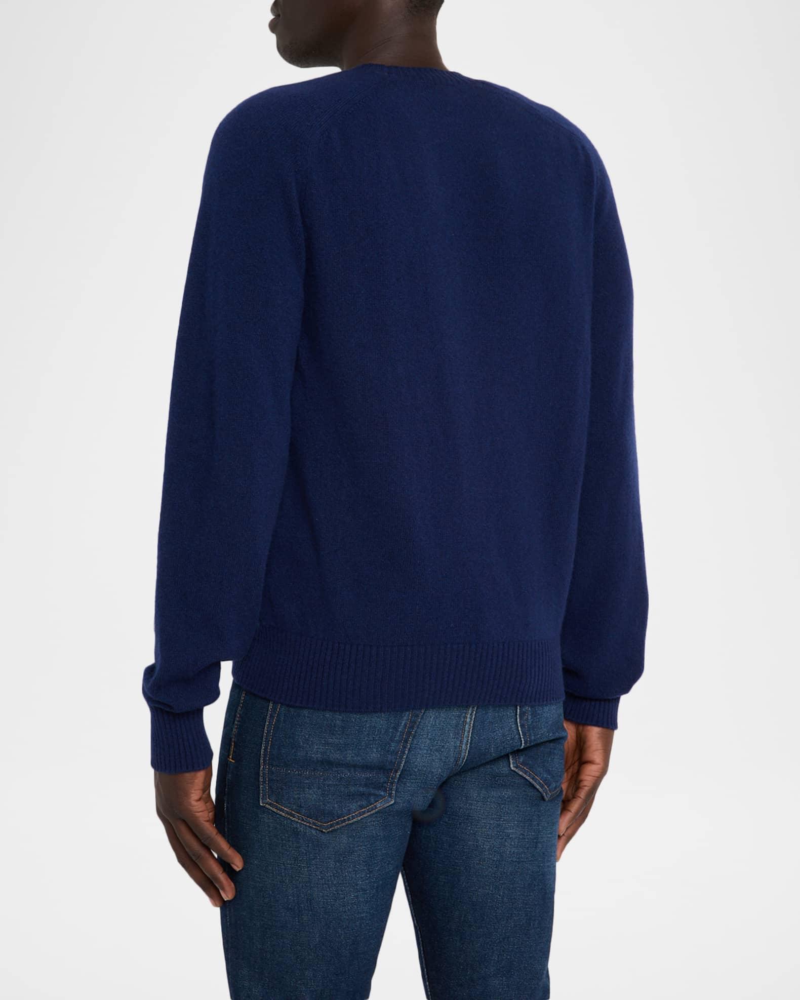 Men's Cashmere and Lambswool Raglan Crewneck Sweater Product Image