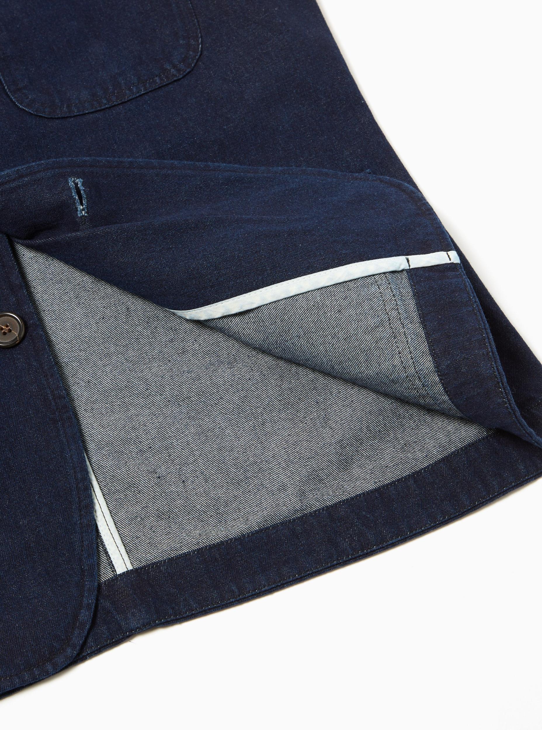 Universal Works Bakers Jacket in 11oz Indigo Denim Product Image