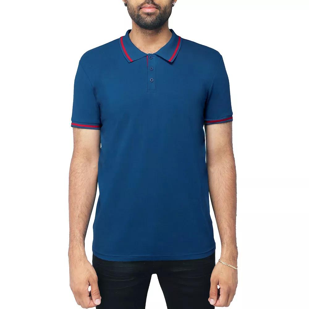 Men's Xray Basic Short Sleeve Tipped Polo,  Product Image