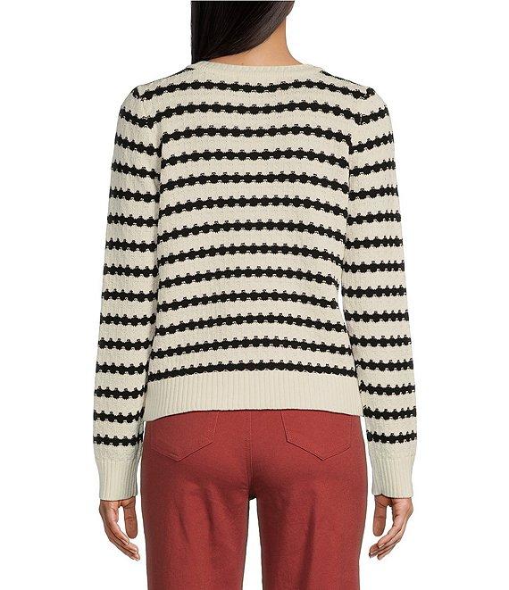 Copper Key Black & White Stripe Sweater Product Image