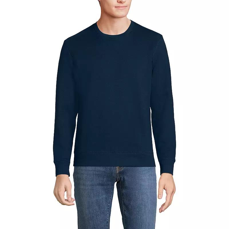 Big & Tall Lands' End Long Sleeve Serious Sweats Crewneck Sweatshirt, Men's,  Product Image
