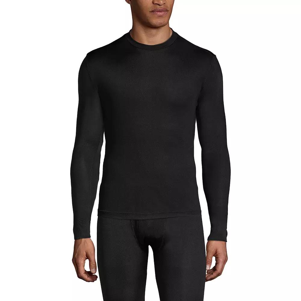 Men's Lands' End Silk Long Underwear Top,  Product Image