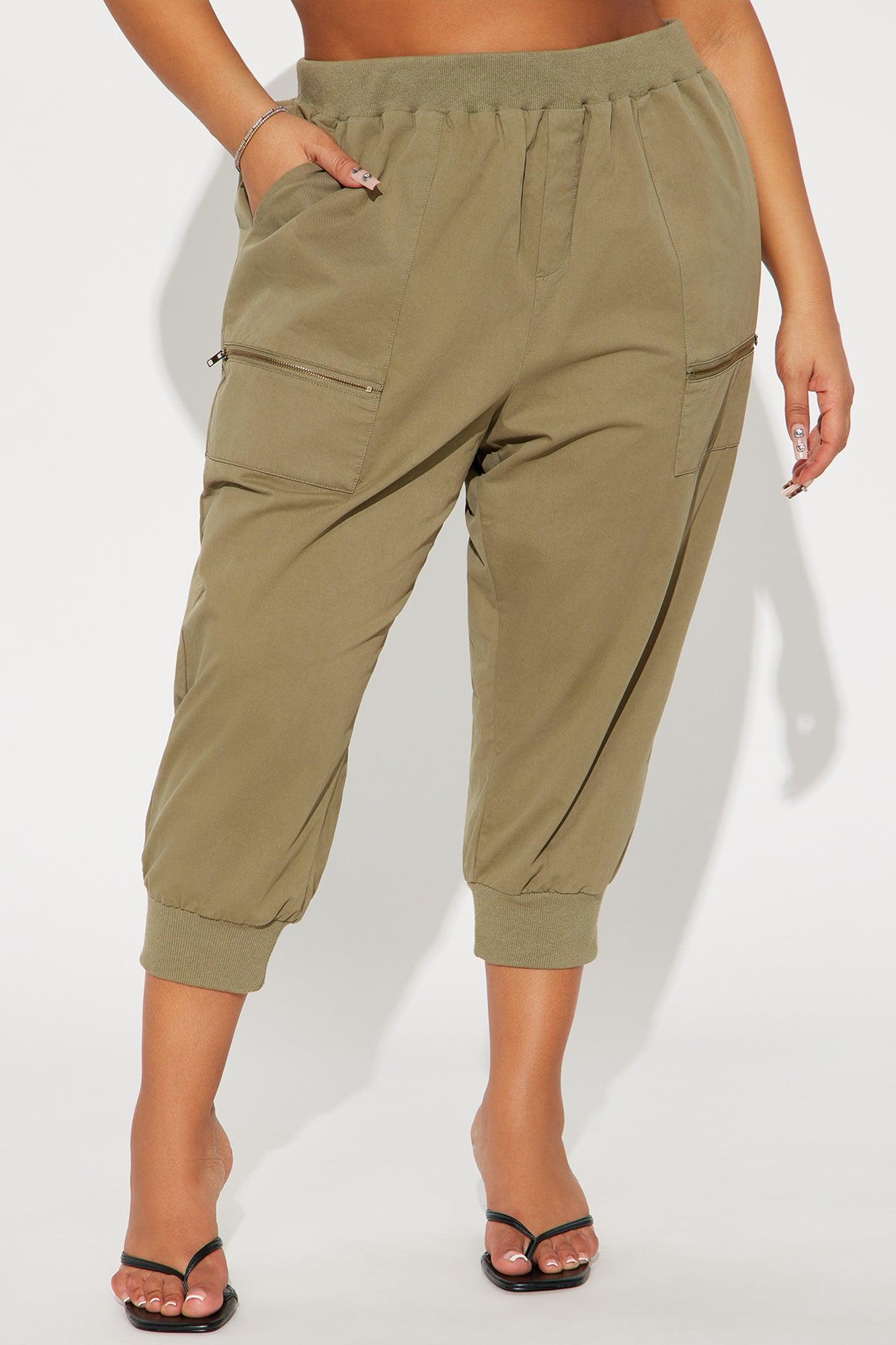 Olivia Capri Pant - Olive Product Image