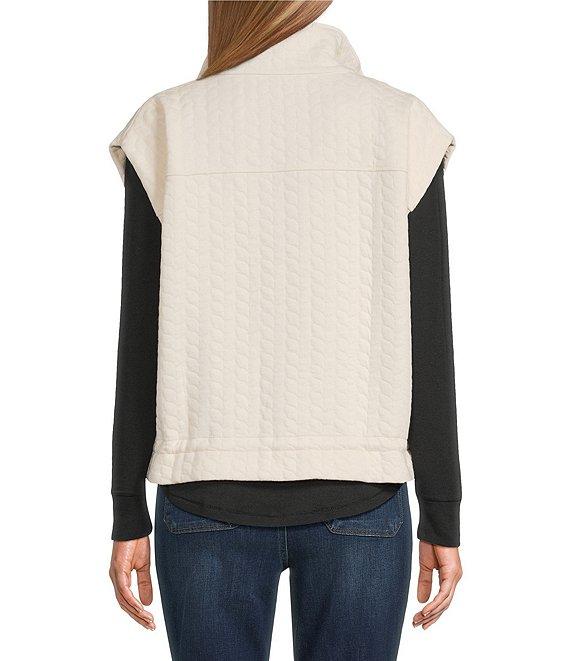 Westbound Quilted Button Front Vest Product Image