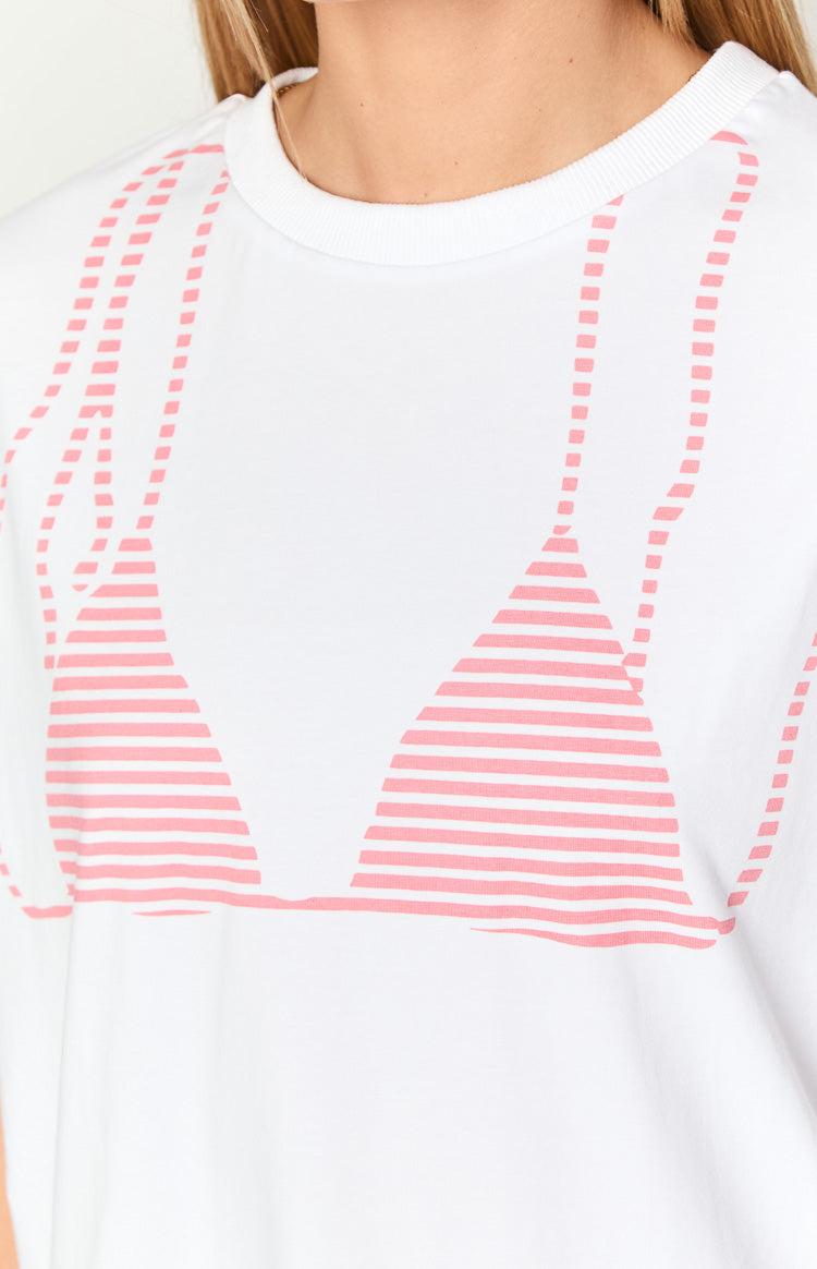 Bikini Bliss White Tee Product Image