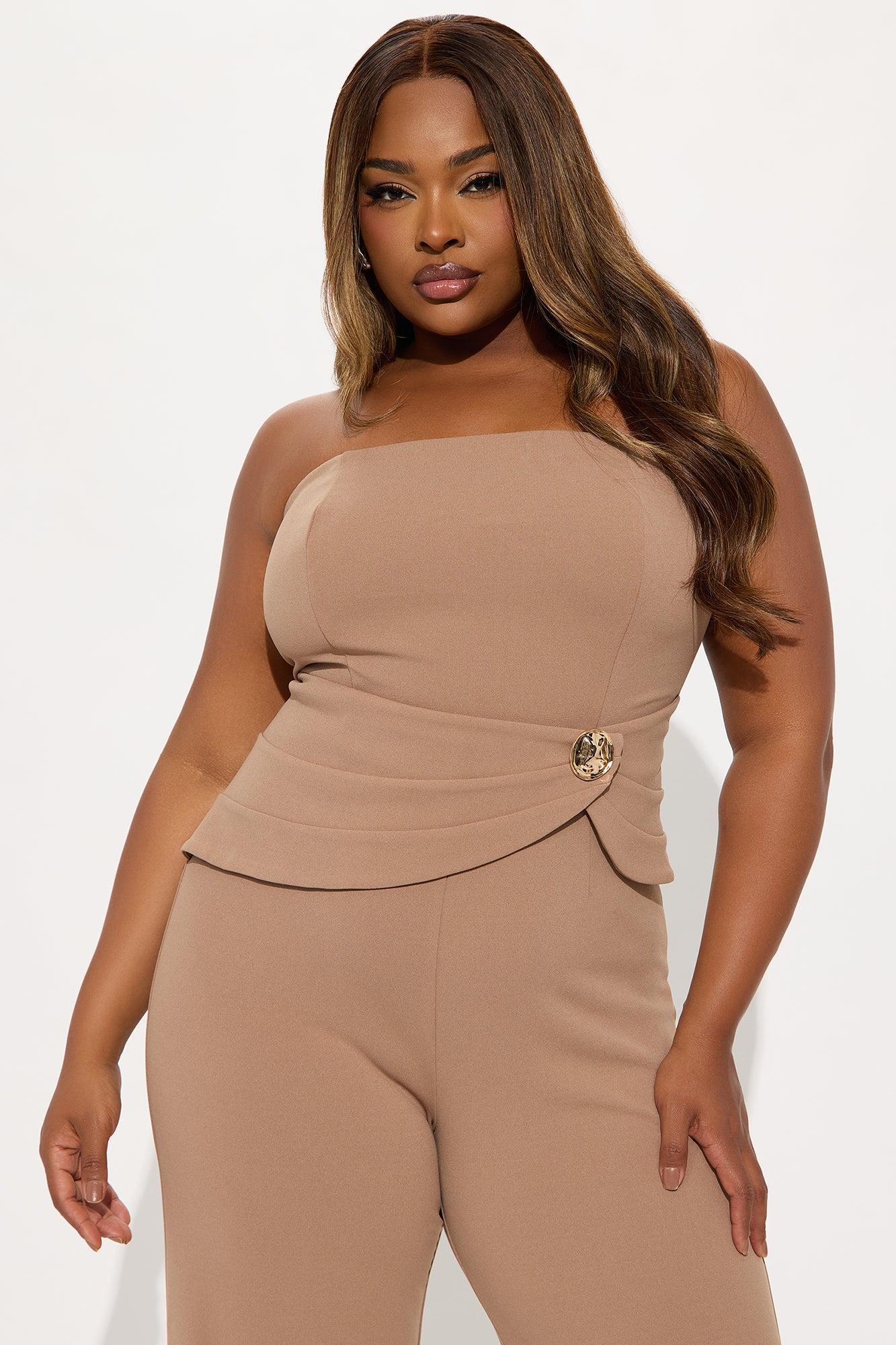 Perfect Persona Jumpsuit - Mocha Female Product Image