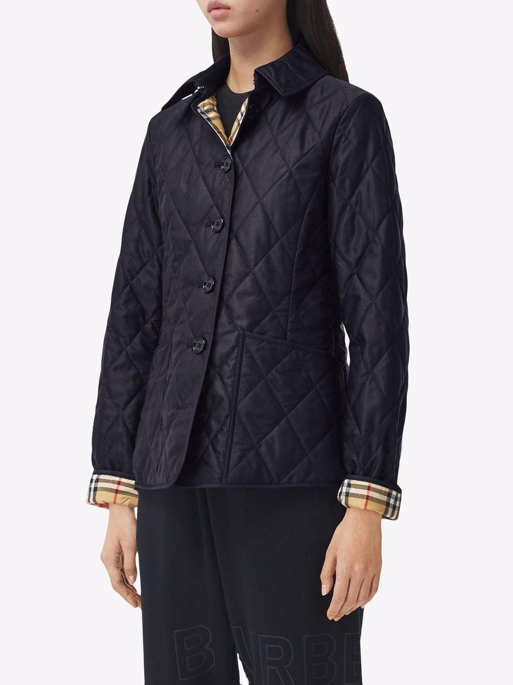 diamond-quilted thermoregulated jacket Product Image