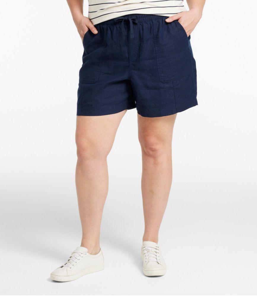 
                            
                                
                                    
                                
                            Women's Premium Washable Linen Shorts, Mid-Rise 6"
                         Product Image