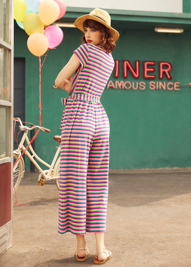 The Twist & Stripe Jumpsuit Product Image