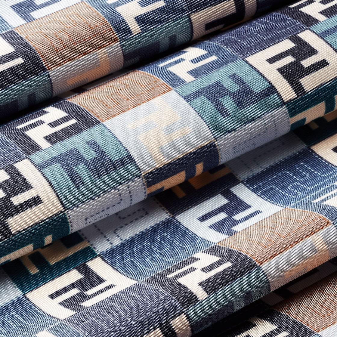 FF FoulardBlue silk foulard Product Image