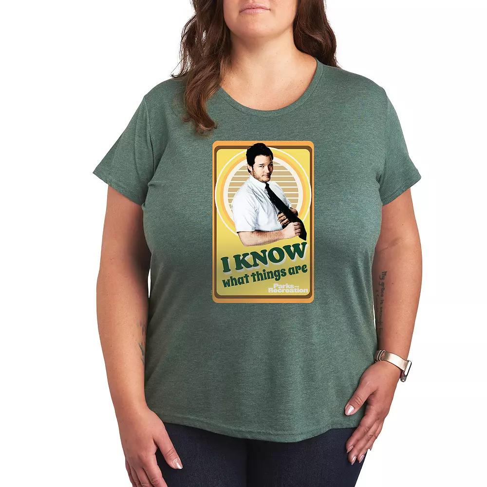 Plus Parks and Recreation I Know Graphic Tee, Women's,  Product Image
