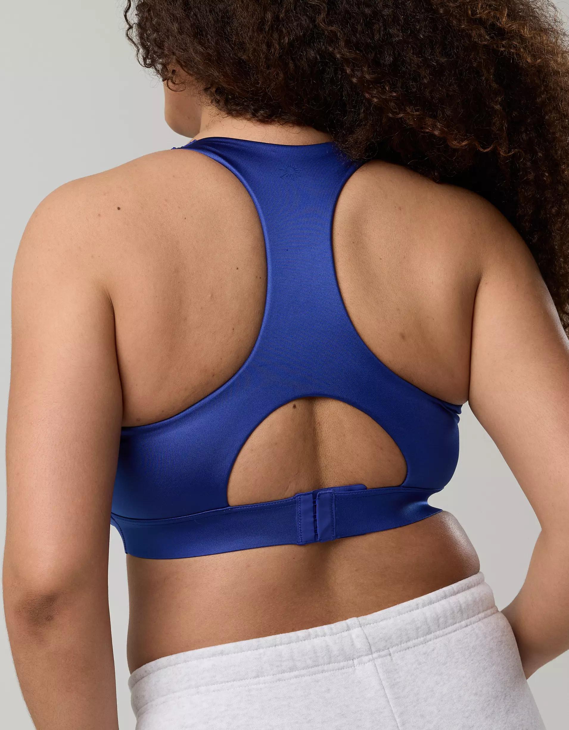 OFFLINE By Aerie Goals Gloss High Neck Sports Bra Product Image