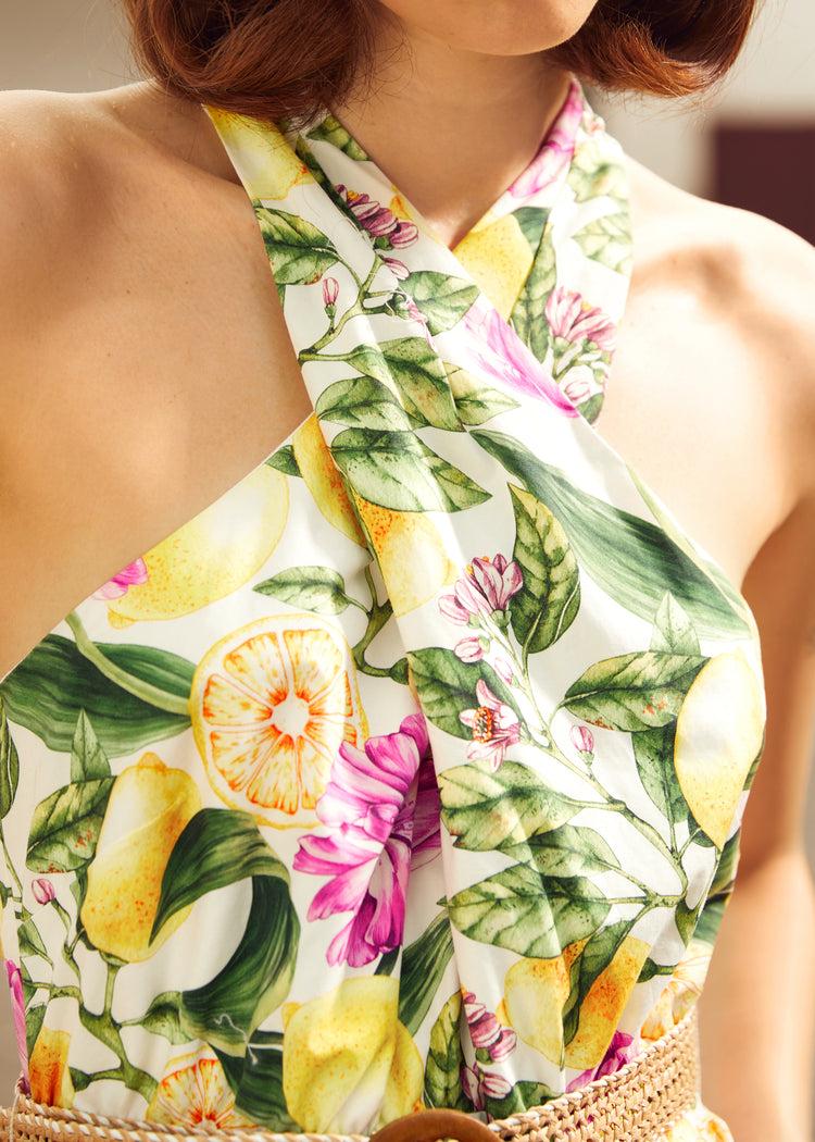 The Citrus Grove Getaway Dress Product Image