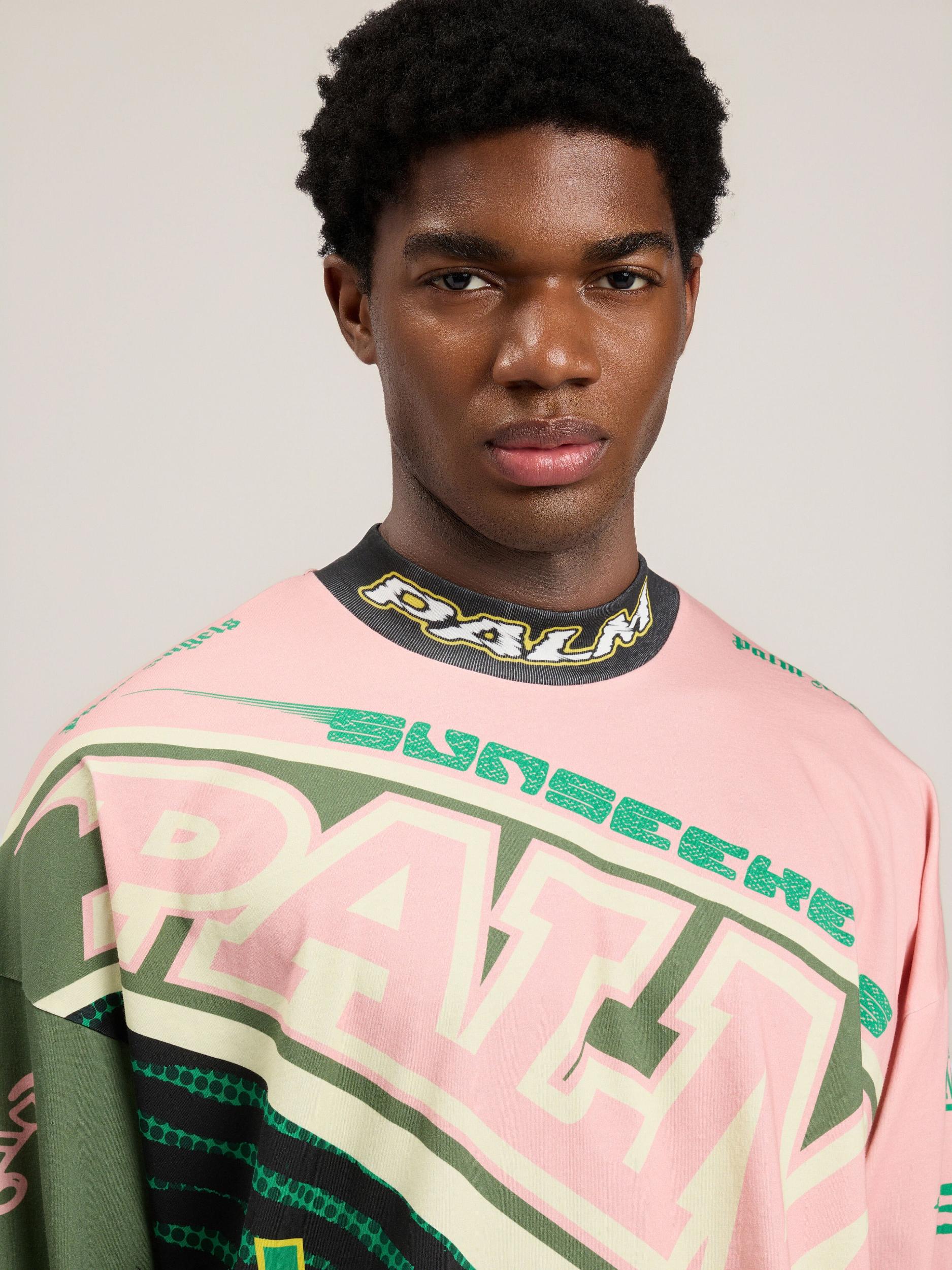Racing Loose Long-Sleeved T-Shirt Product Image
