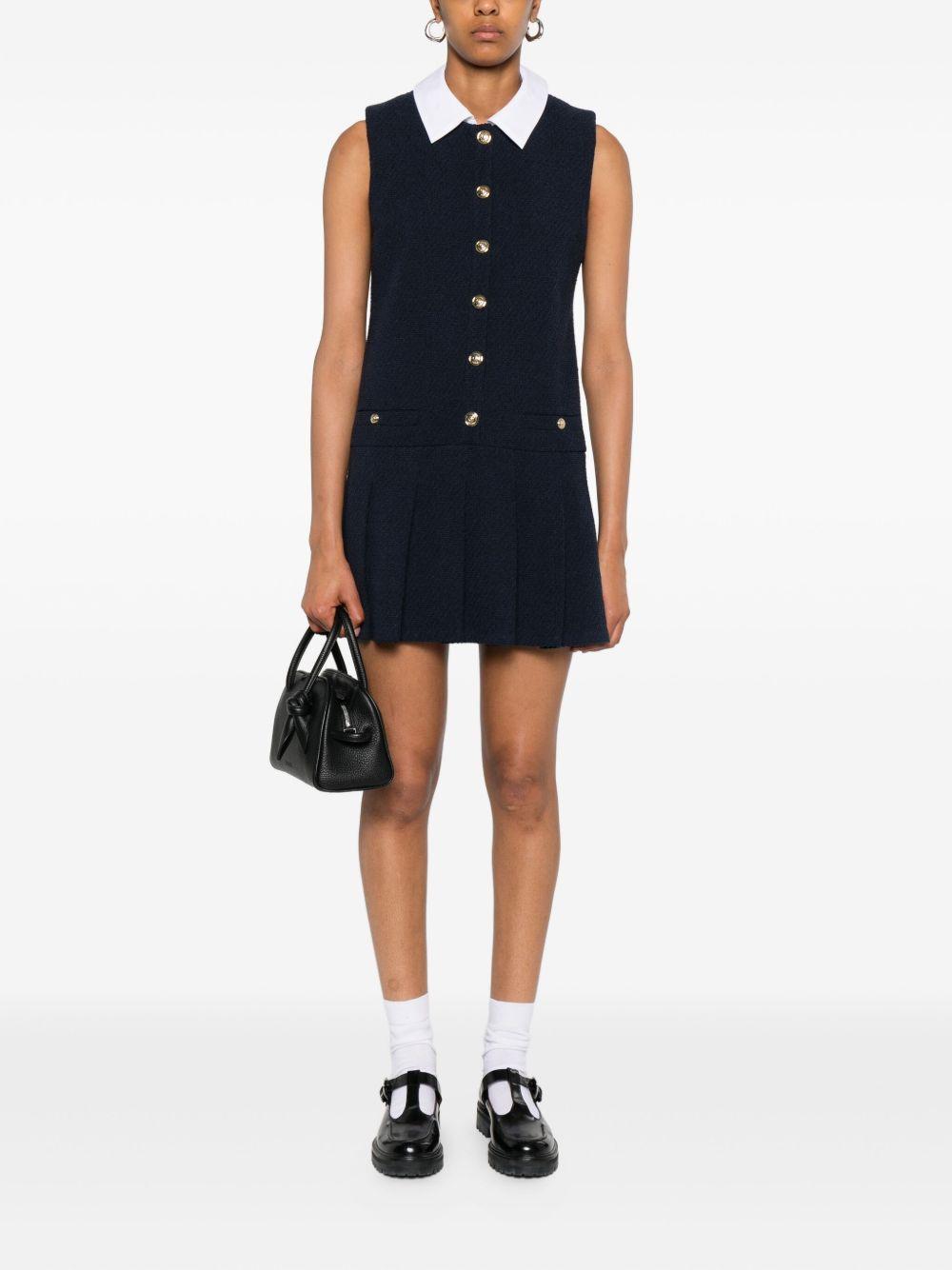 pleated-collar dress Product Image