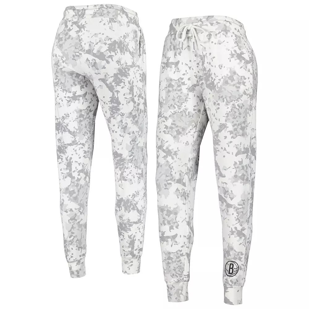 Women's Lusso Gray Brooklyn Nets Melissa Tri-Blend Jogger Pants,  Product Image