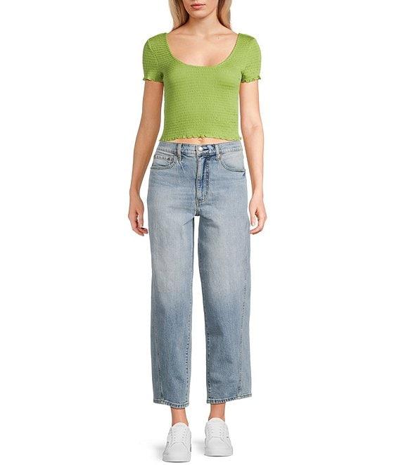 Daze Westward Barrel Leg Denim Jeans Product Image