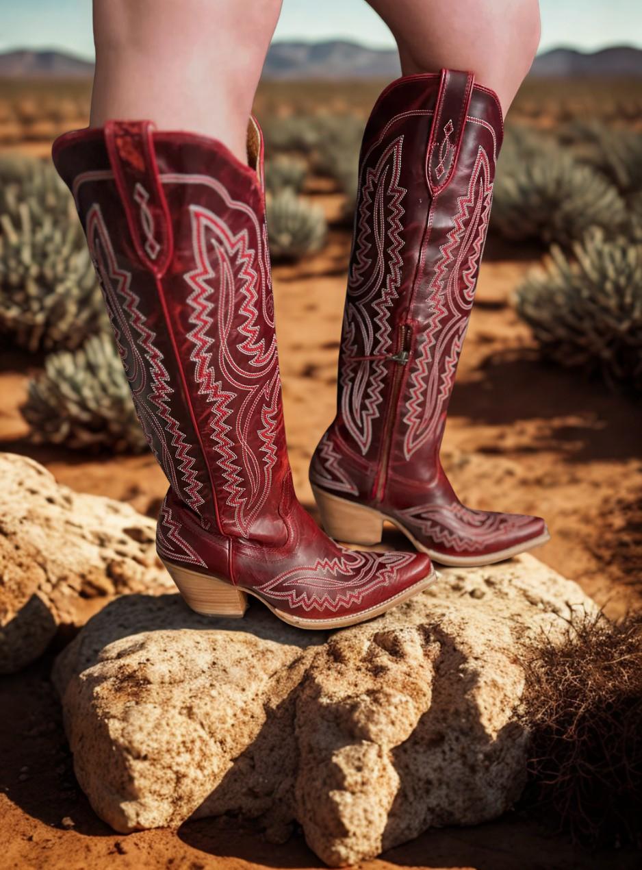 Women's Ariat Red Casanova XToe Boots Product Image