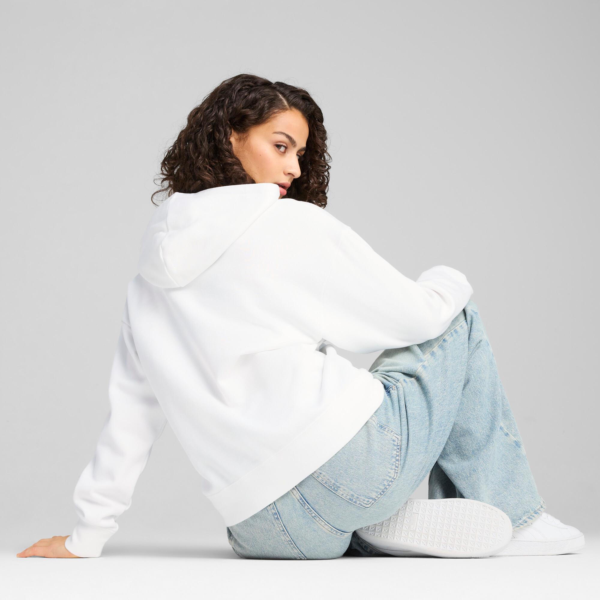 Essentials Small No. 1 Logo Fleece Women's Comfort Full-Zip Hoodie Product Image