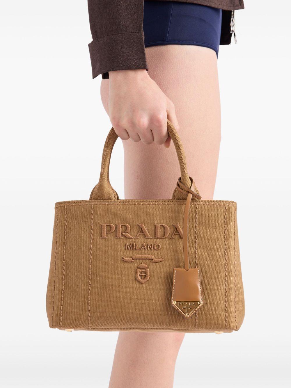 mini logo-embossed tote bag Product Image