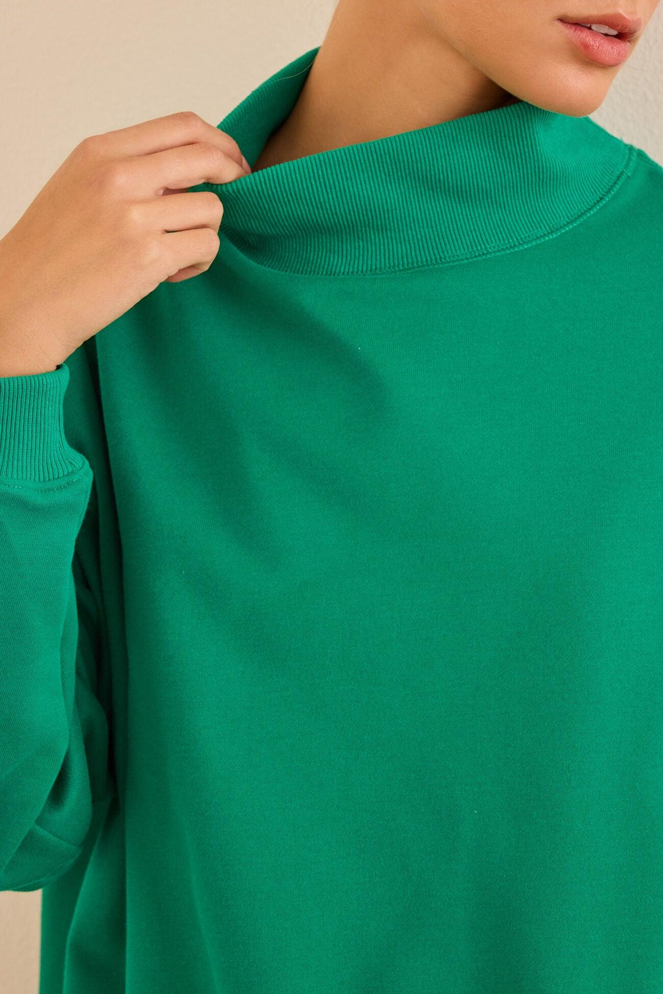 Precision Mock Neck Sweatshirt Product Image
