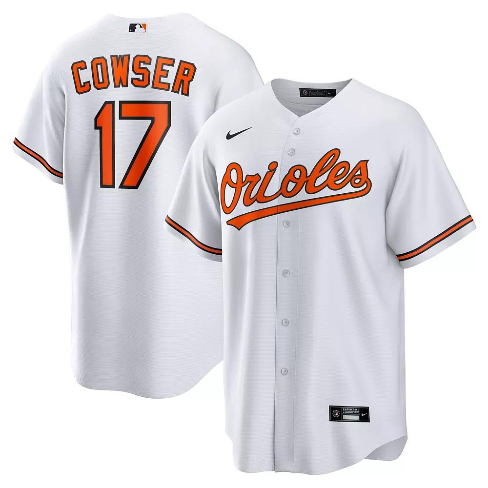 Men's Nike Colton Cowser White Baltimore Orioles Home Replica Jersey,  Product Image