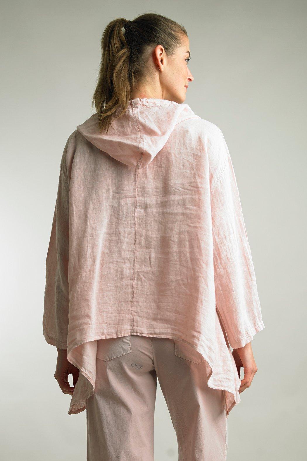 LINEN HOODIE JACKET Product Image