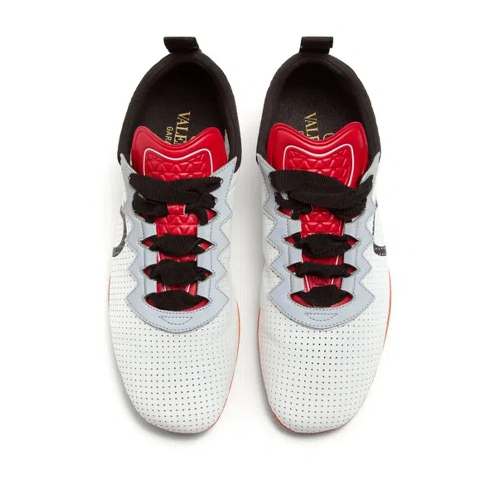 VALENTINO GARAVANI Chromathon Low-top Sneakers In Perforated Leather In Multi Product Image