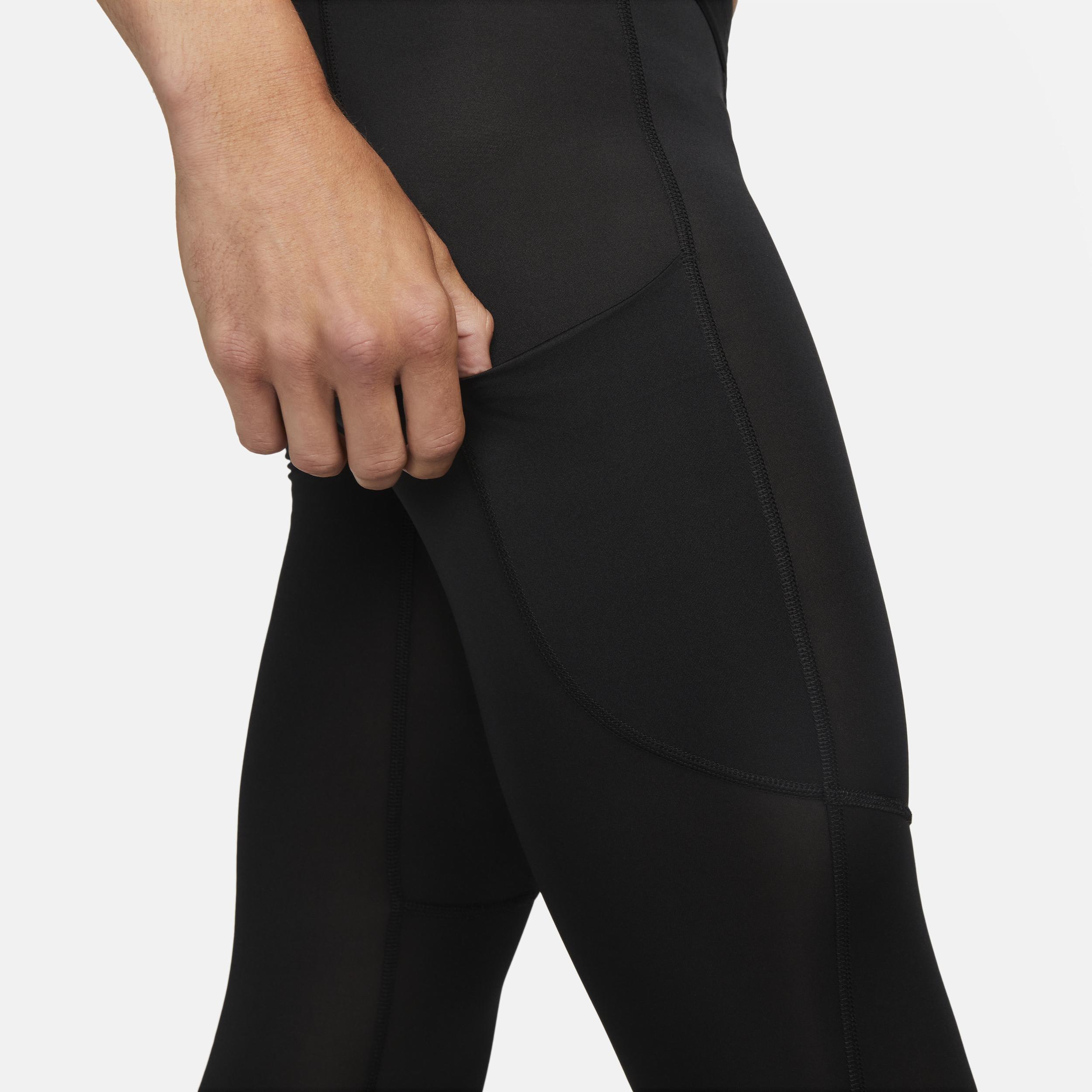 Mens Nike Pro Dri-FIT 3/4-Length Fitness Tights | FB7950-010 Product Image