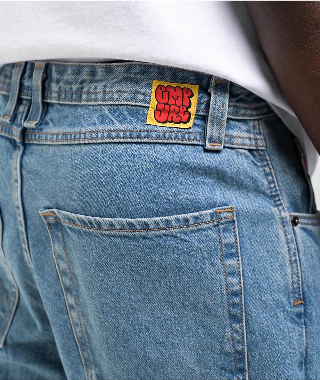 Empyre Loose Fit Medium Wash Skate Jeans Product Image