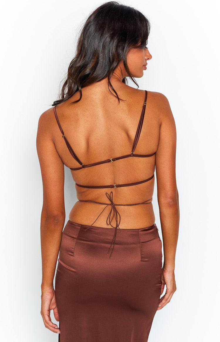 Maffie Brown Crop Top Product Image
