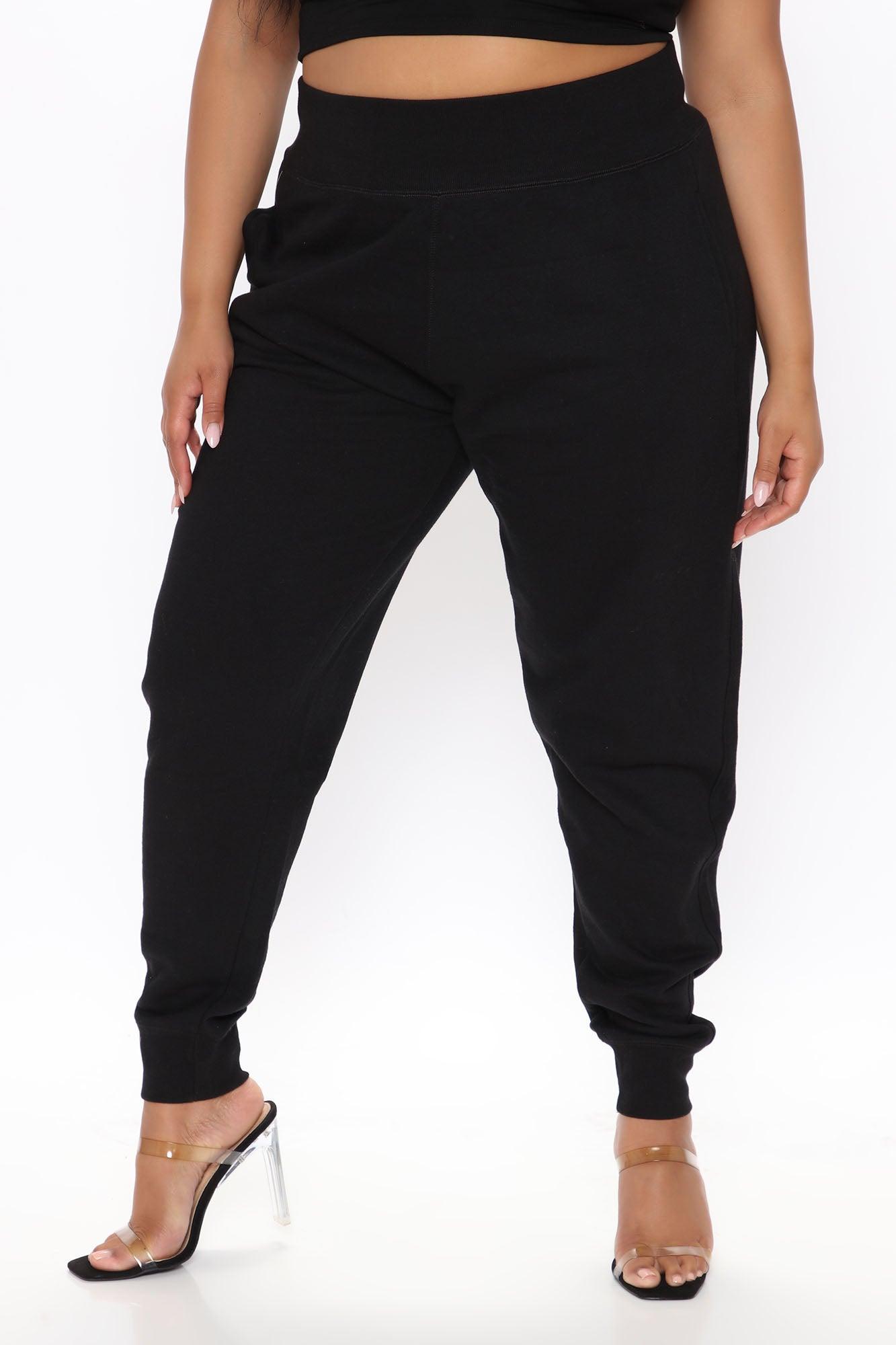 Not A Game Fleece Jogger - Black Product Image