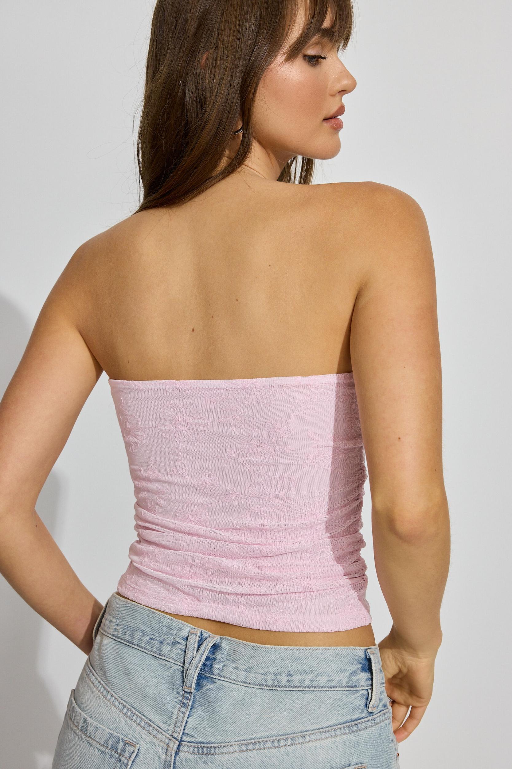Rosalie Ruched Tube Top Product Image