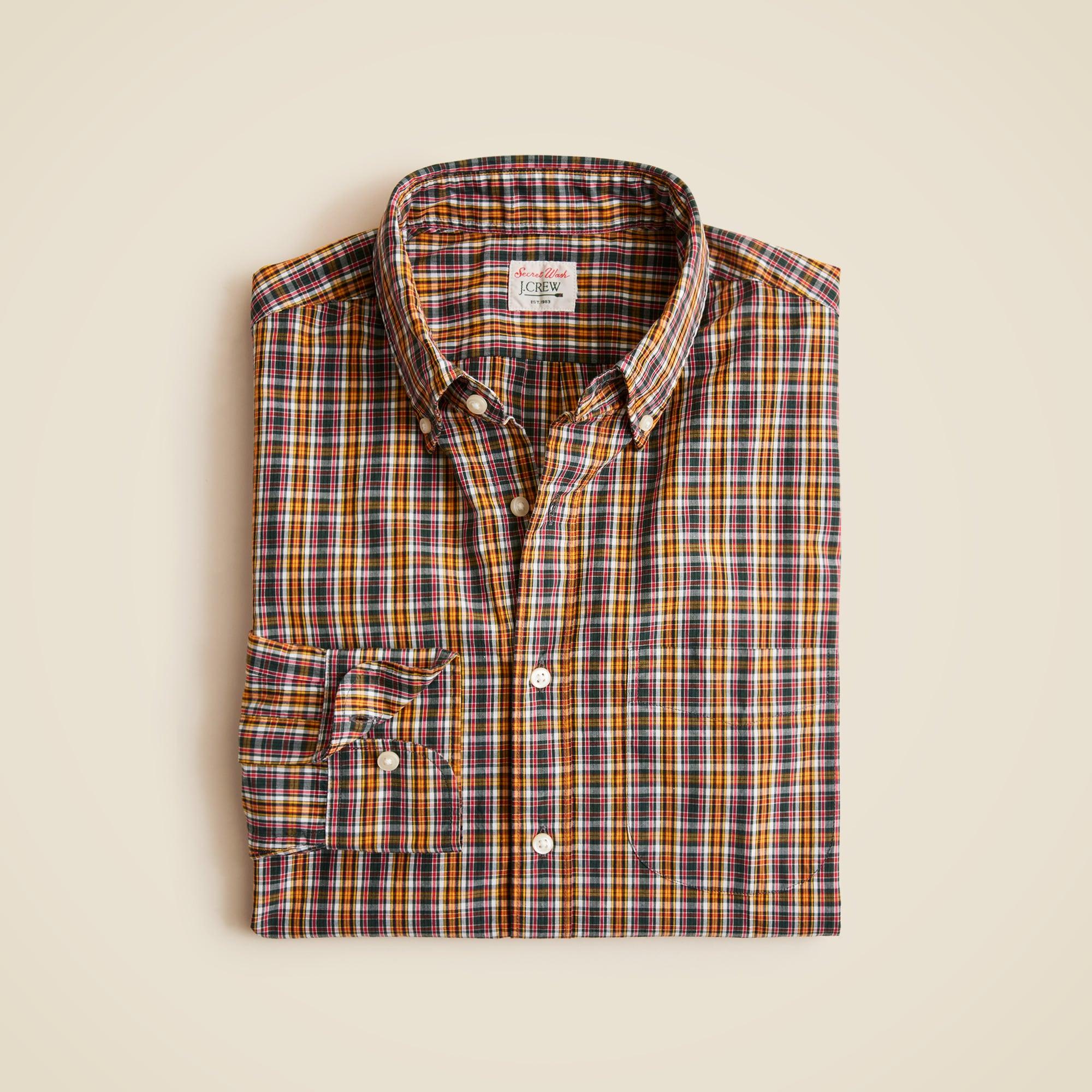 Secret Wash cotton poplin shirt Product Image