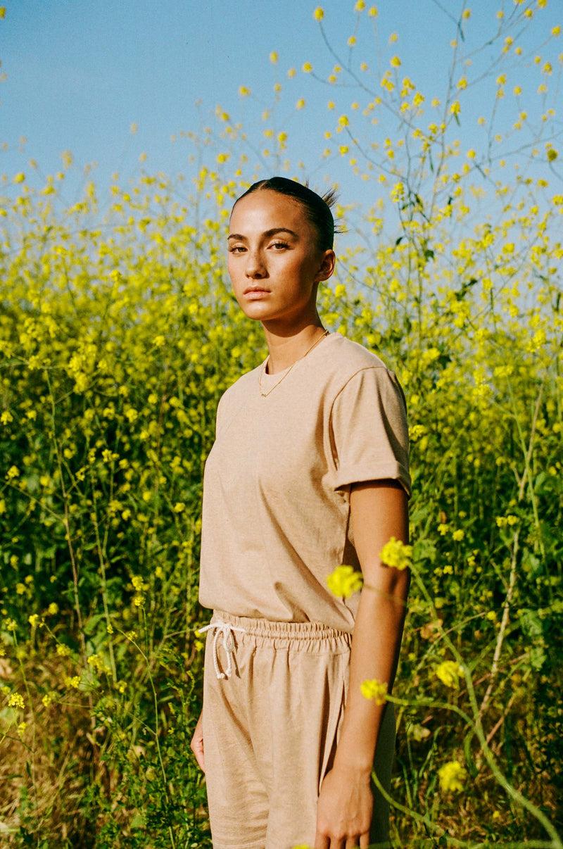 Men's Organic Heirloom Brown Jogger Pants Product Image