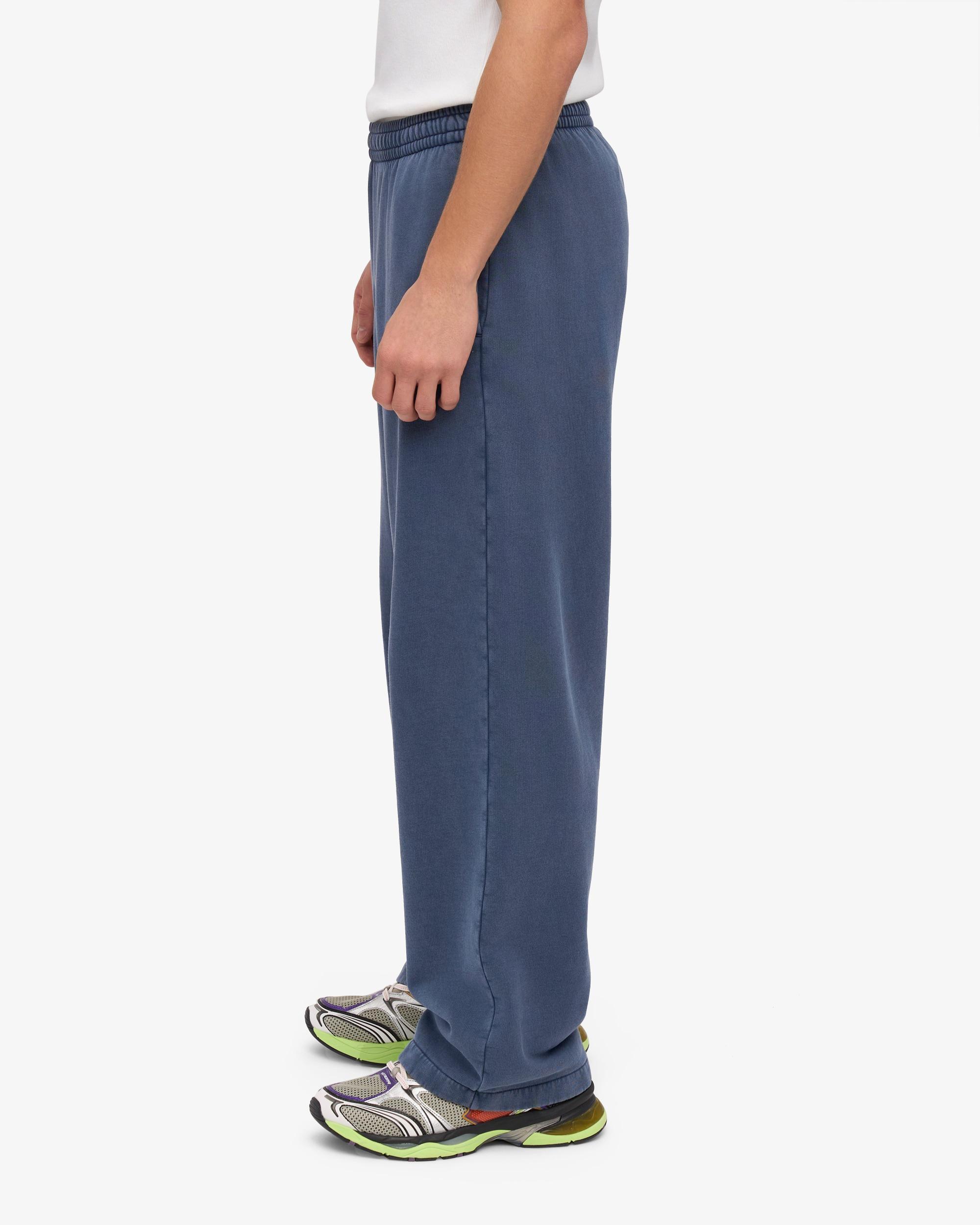 Organic Straight Leg Sweatpants - Neptune Blue Product Image