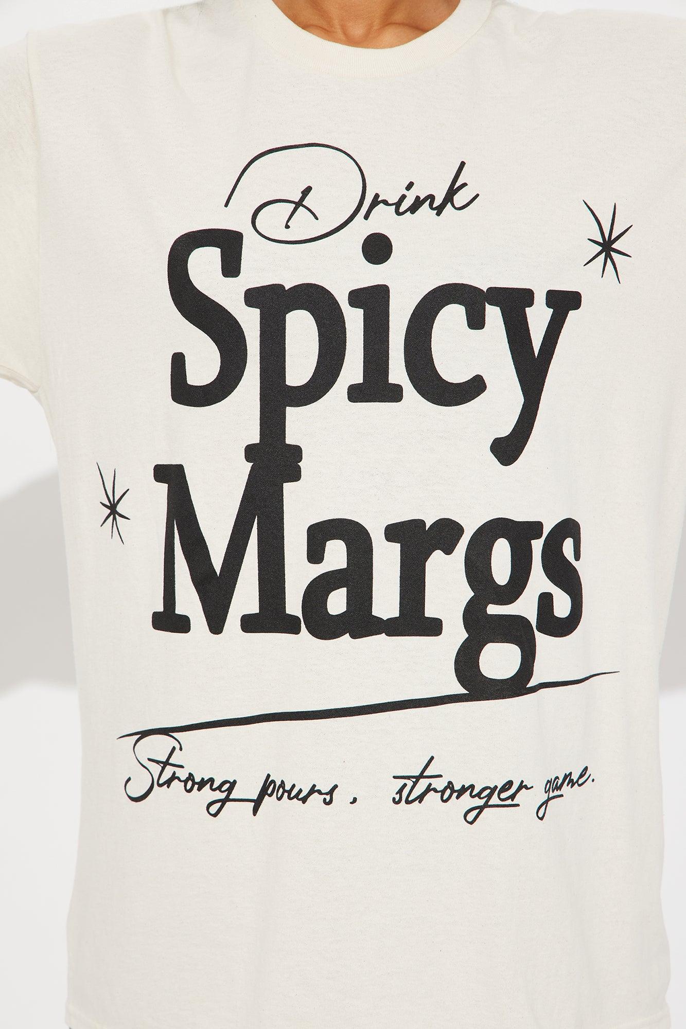 Spicy Margs Szn Oversized Tee - Natural Product Image