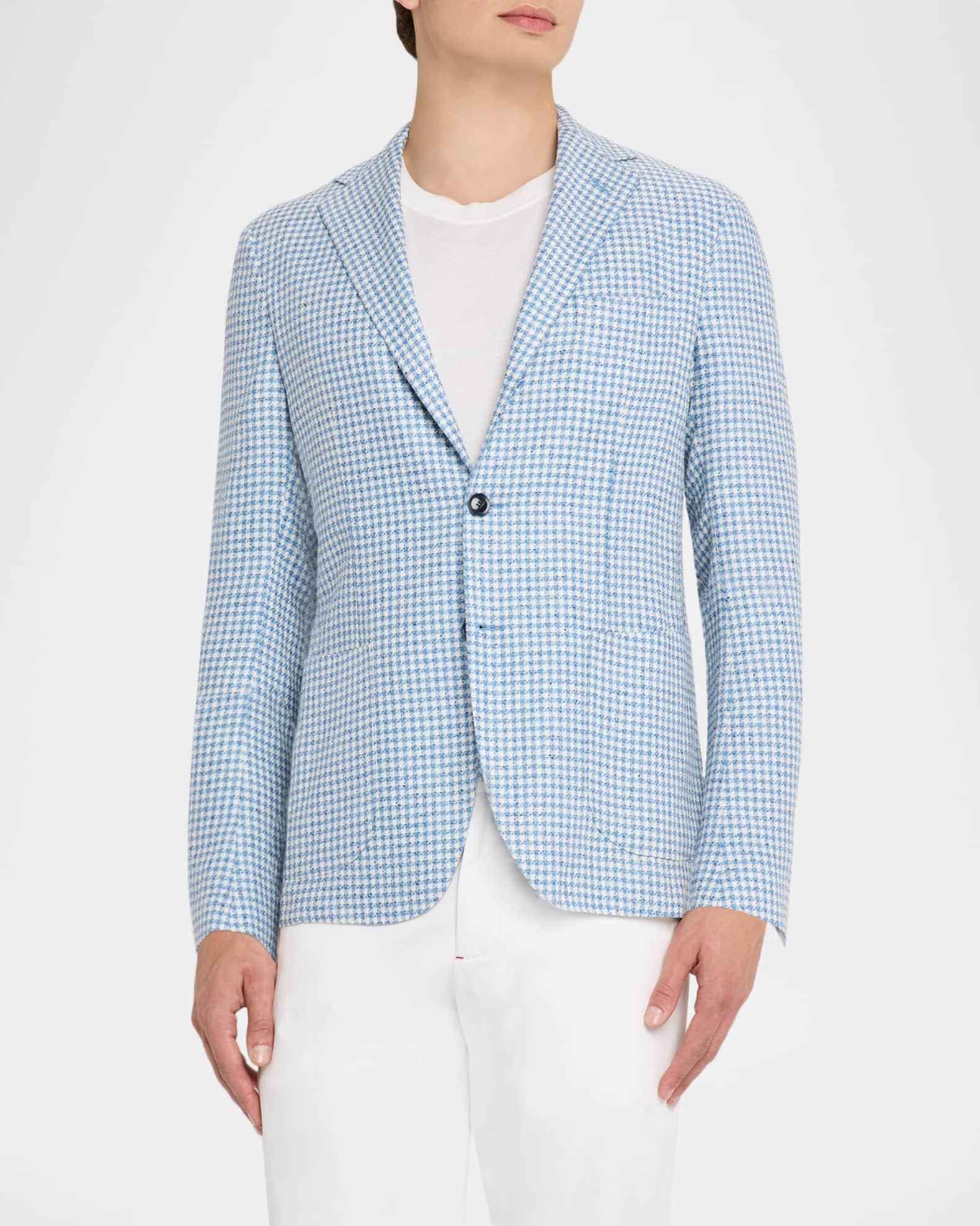 Men's Houndstooth Single-Breasted Sport Coat Product Image