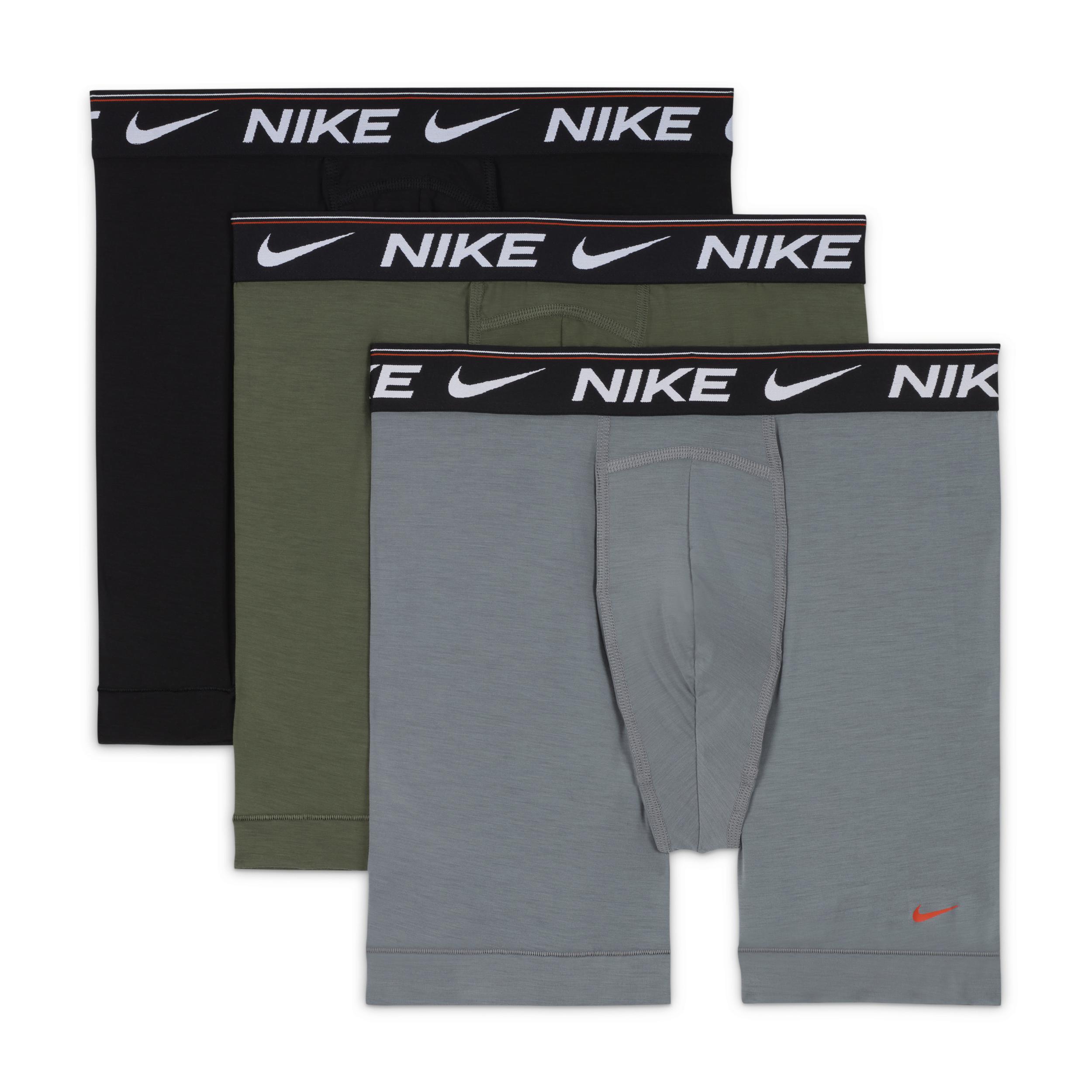 Nike Men's Ultra Comfort Dri-FIT Long Boxer Brief (3-Pack) Product Image