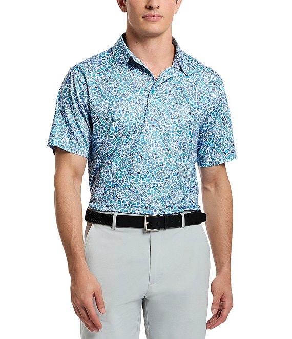 Robert Graham Lucky Stroke Performance Stretch Short Sleeve Polo Shirt Product Image