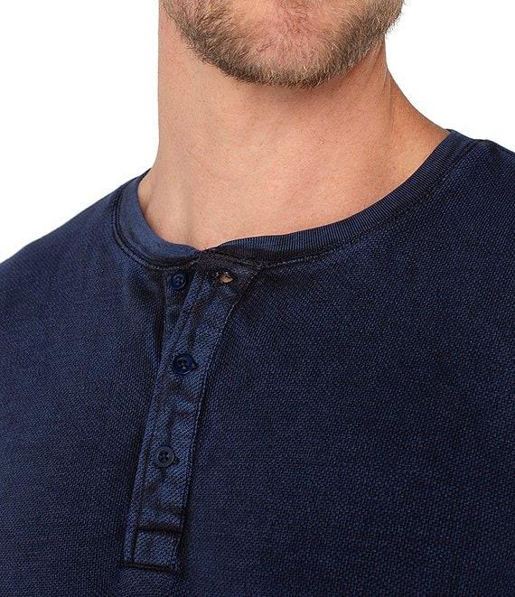 Liverpool Los Angeles Henley Neck Long Sleeve T-Shirt Product Image