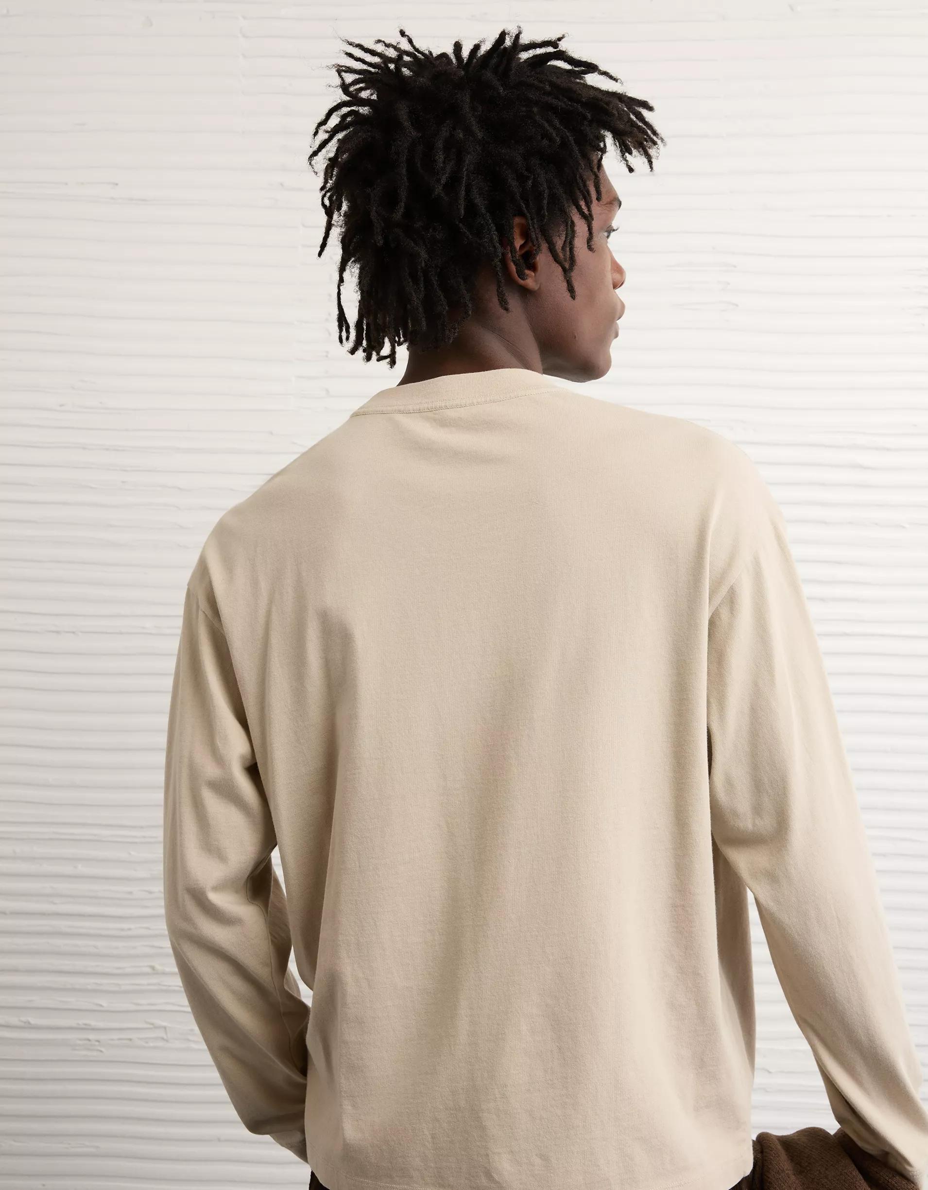 AE Boxy Long Sleeve Graphic T-Shirt Product Image