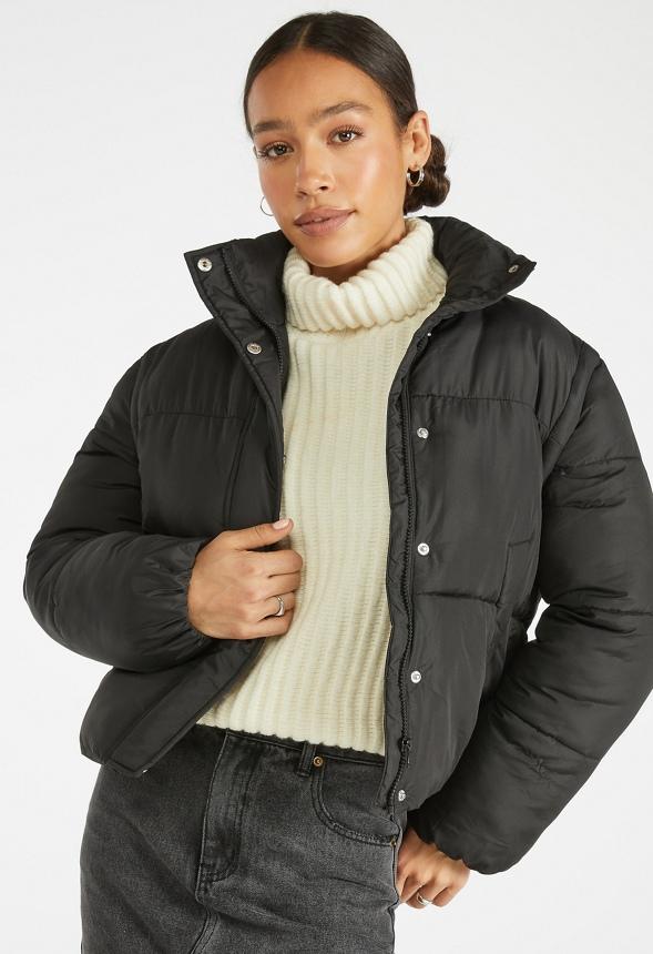 JustFab Margaux Platform Loafer Pump Womens Black/ White Size 8.5 Product Image