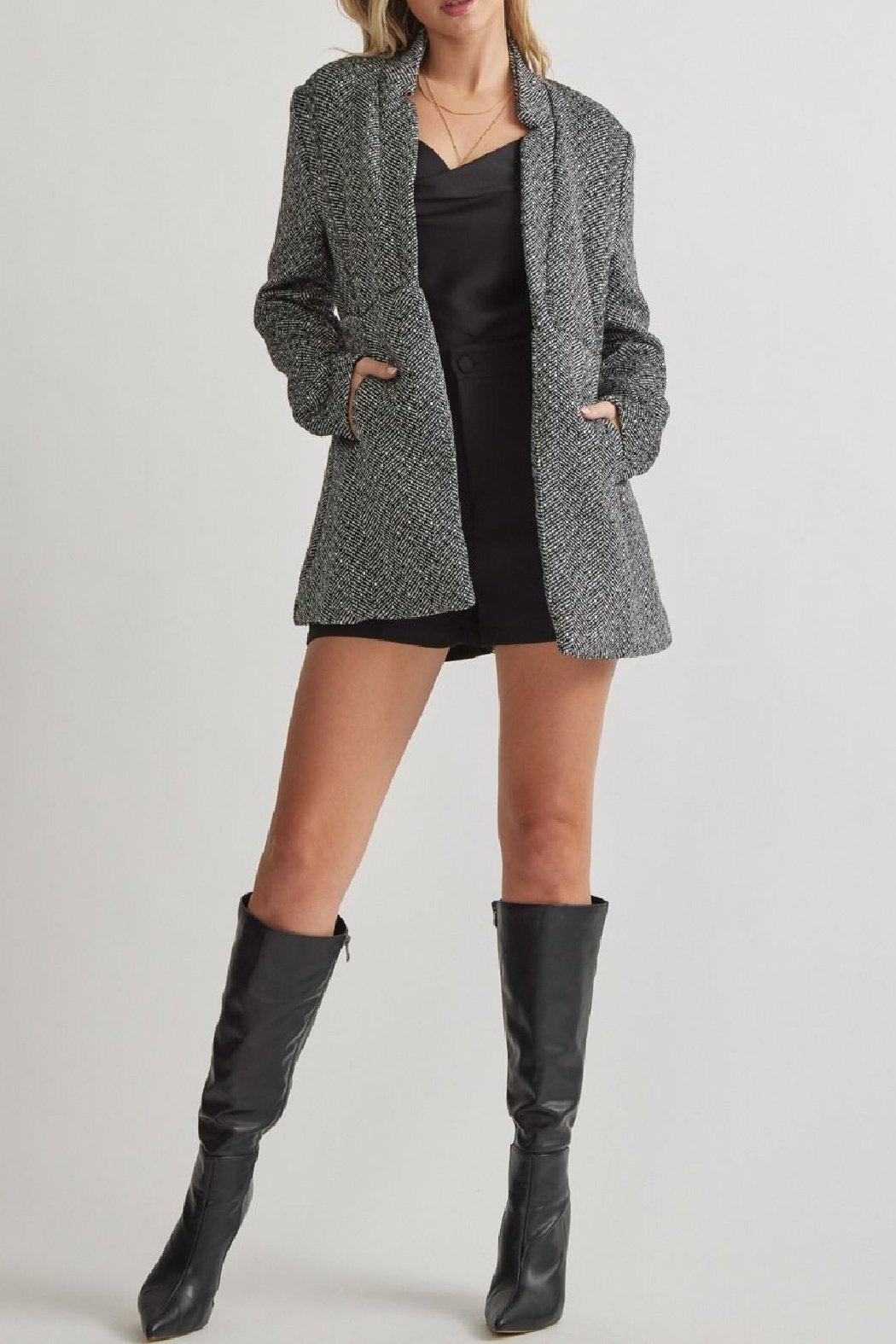 Inverted Collar Blazer Product Image