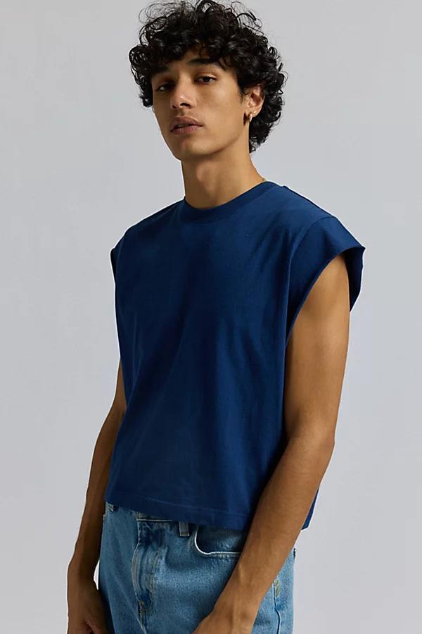 BDG Grayson Solid Cutoff Muscle Tank Top Mens at Urban Outfitters Product Image