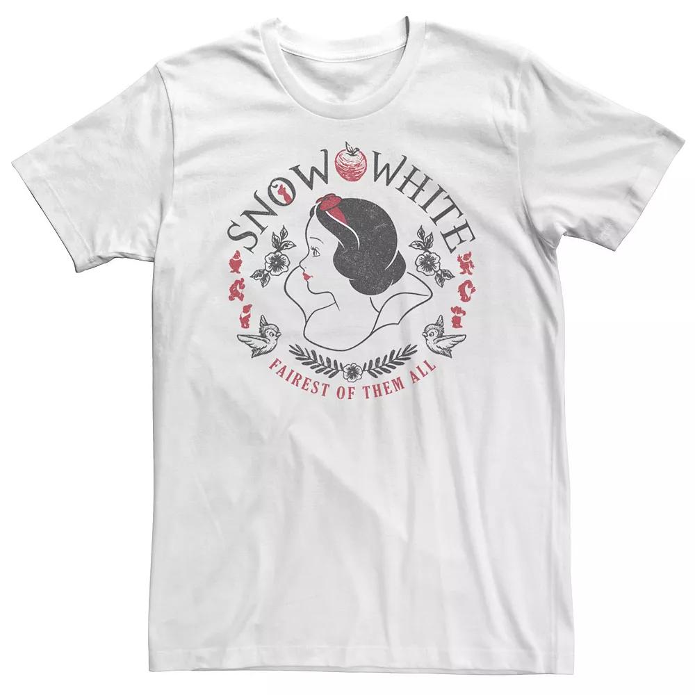 Big & Tall Disney Snow White Fairest Of Them All Profile Tee, Men's,  Product Image