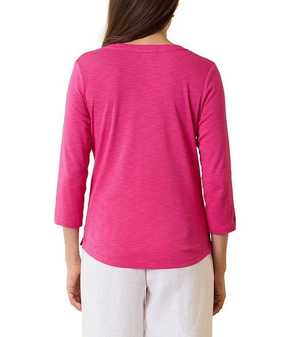 Tommy Bahama Ashby Isles Knit Scoop Neck 3/4 Sleeve T-Shirt Product Image