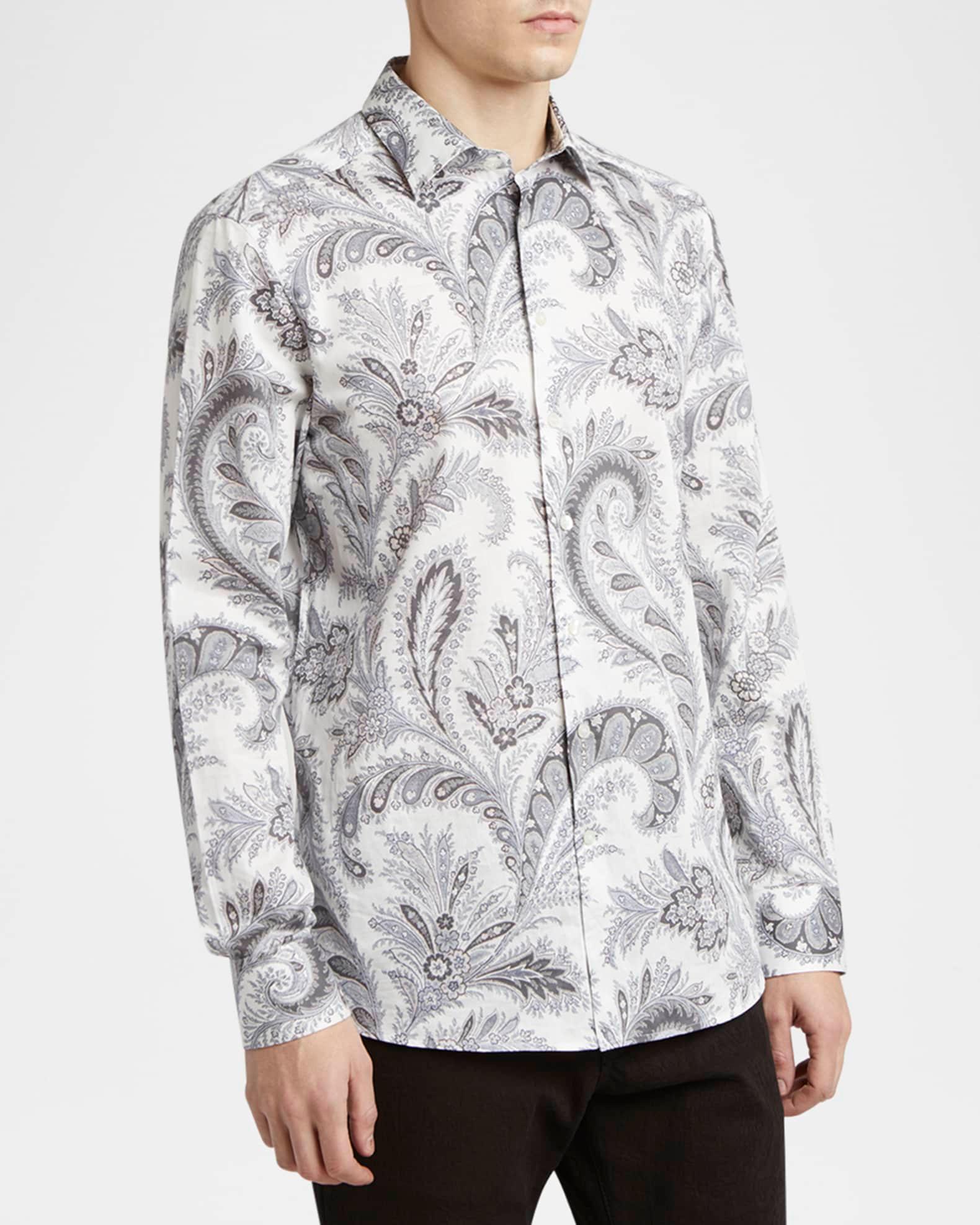 Men's Velvet Paisley Evening Jacket Product Image