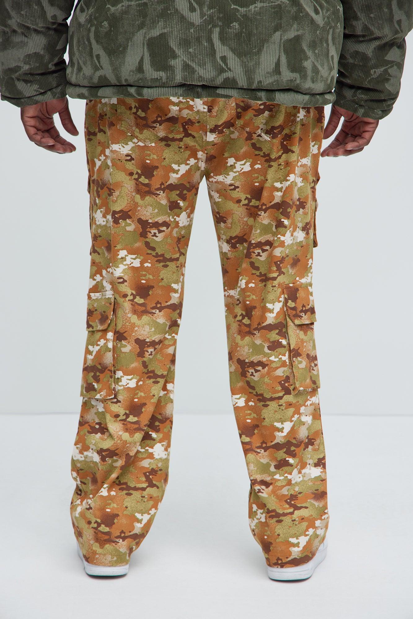 Tony Straight Utility Pants - Camouflage Product Image