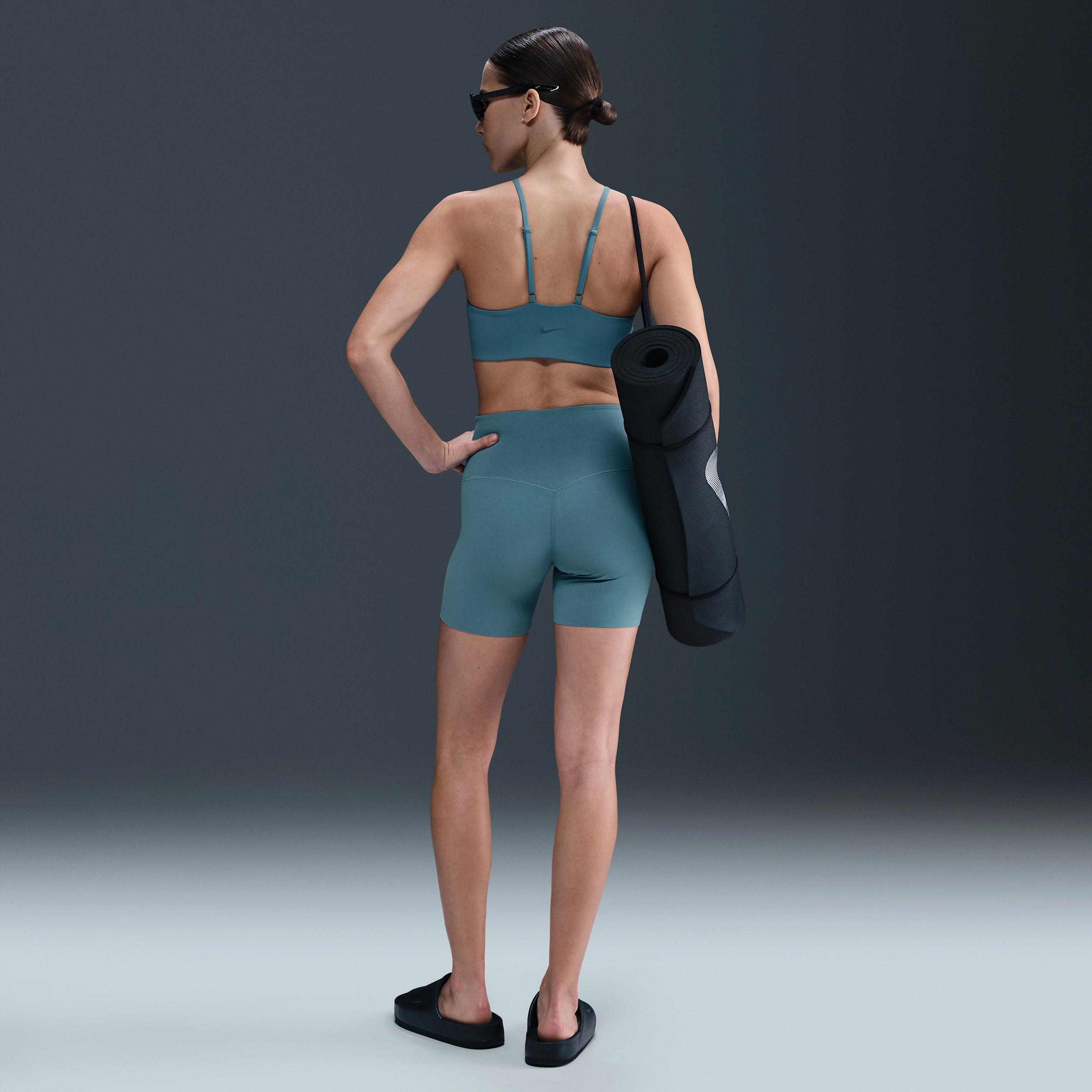 Nike Womens Zenvy High-Waisted 5 Biker Shorts | FN3156-006 Product Image